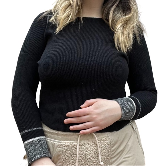 EXPRESS | black sweater - Picture 3 of 7